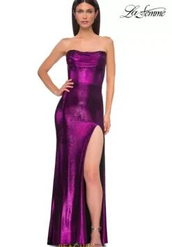 Fitted|Long Dresses^La Femme 32828