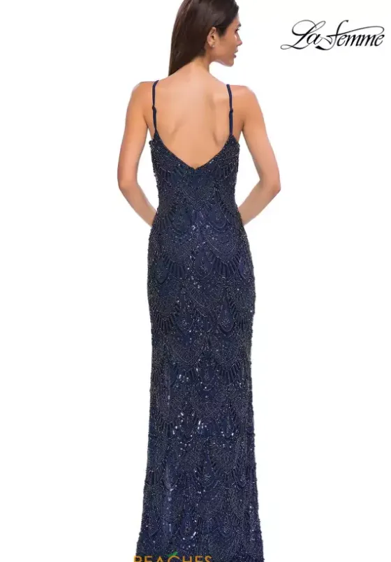 Fitted|Long Dresses^La Femme 32928