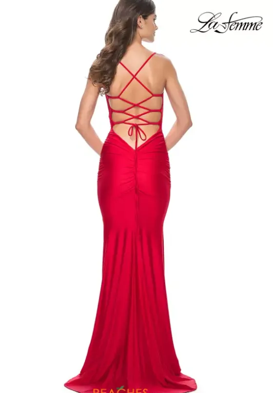 Fitted|Long Dresses^La Femme 31618