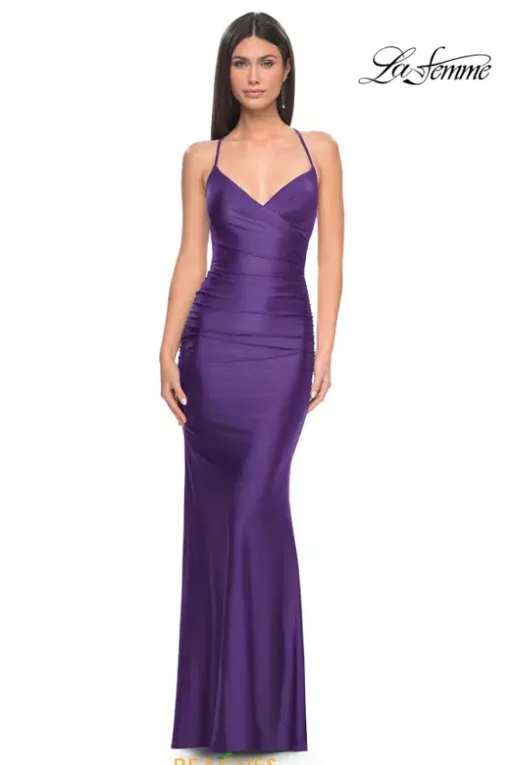 Fitted|Long Dresses^La Femme 31618