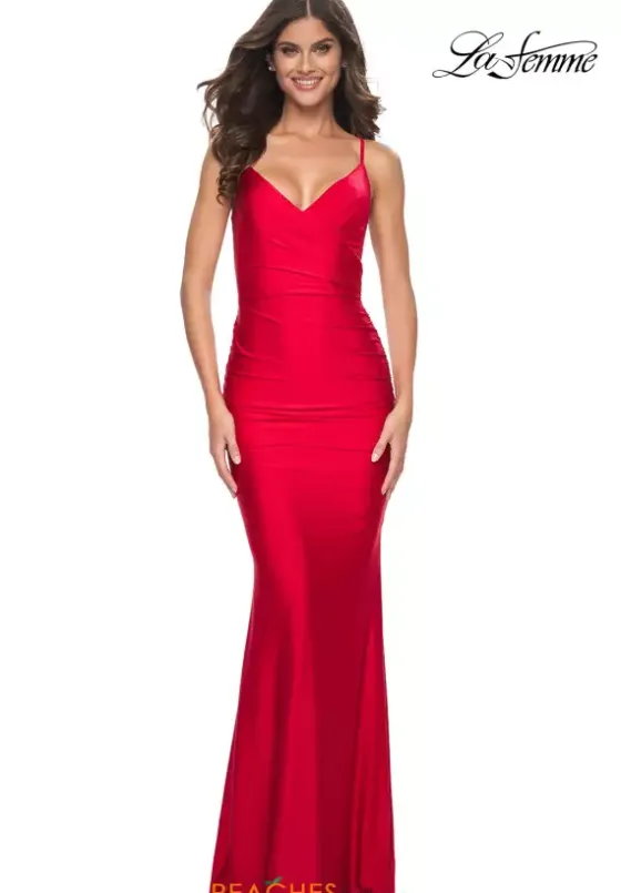 Fitted|Long Dresses^La Femme 31618
