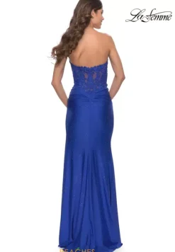 Fitted|Long Dresses^La Femme 31343 Red