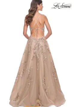 Long Dresses|Sweet Sixteen^La Femme 32052 Nude