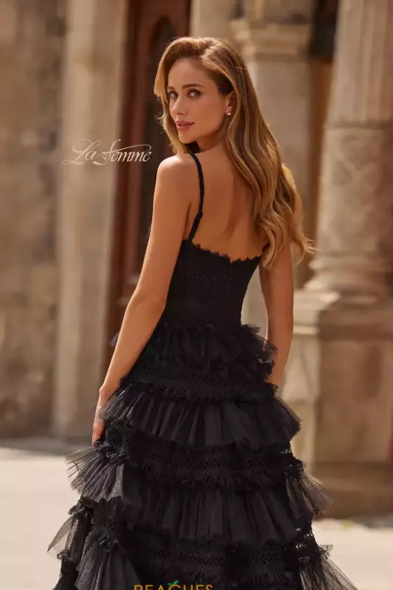 Long Dresses|Plus Sized Dresses^La Femme 33493