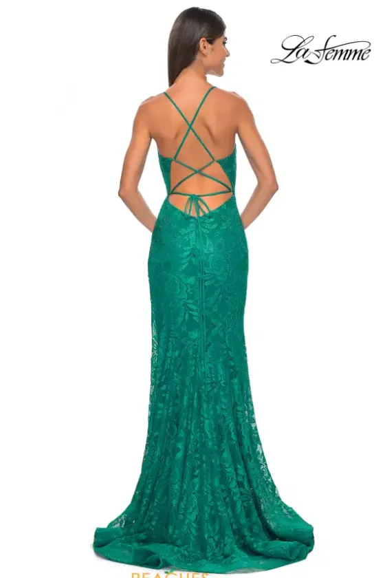 Fitted|Long Dresses^La Femme 32308