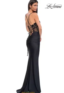 Fitted|Long Dresses^La Femme 32920