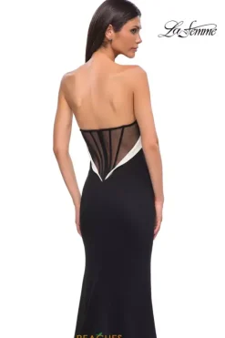 Wedding Guest|Military Ball^La Femme 32808 Black