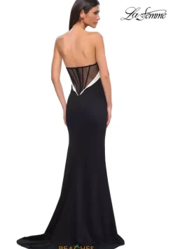 Wedding Guest|Military Ball^La Femme 32808 Black