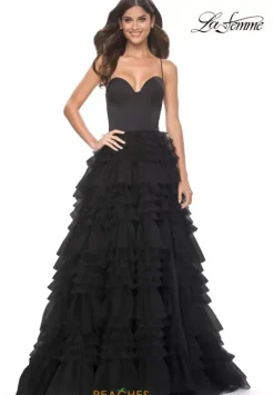Ball Gowns|A Line^La Femme 32071