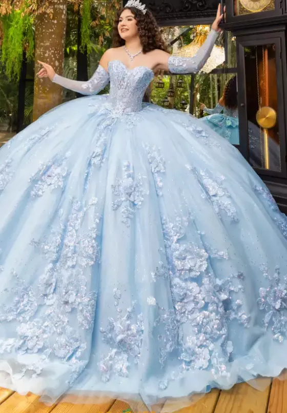 Plus Sized Quince Dresses|Sweet Sixteen^LizLuo Quinceanera 80047
