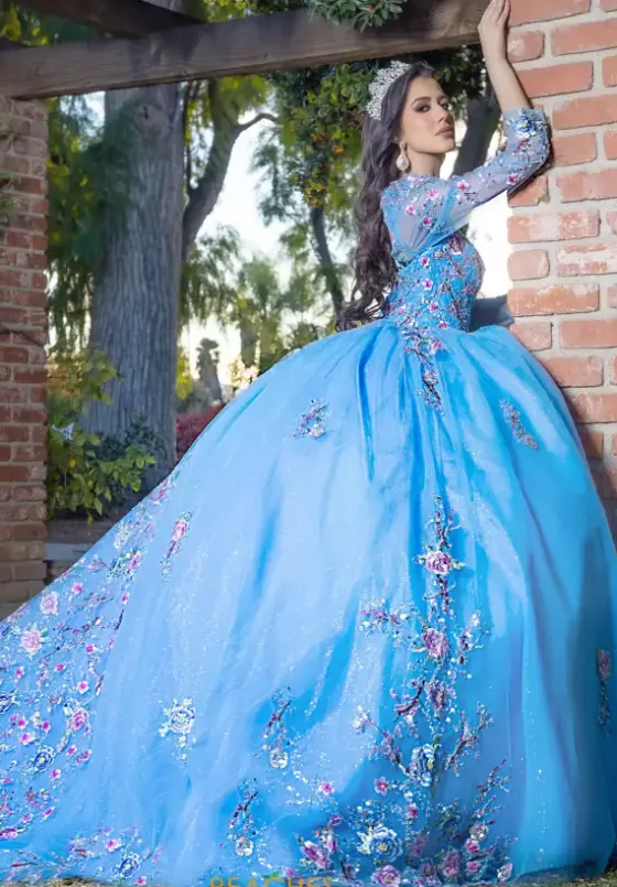 Quince Dresses With Sleeves|Plus Sized Quince Dresses^LizLuo Quinceanera 26093