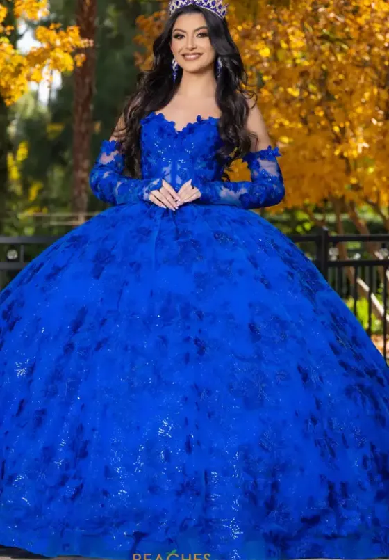 Quince Dresses With Sleeves|Plus Sized Quince Dresses^LizLuo Quinceanera 26092