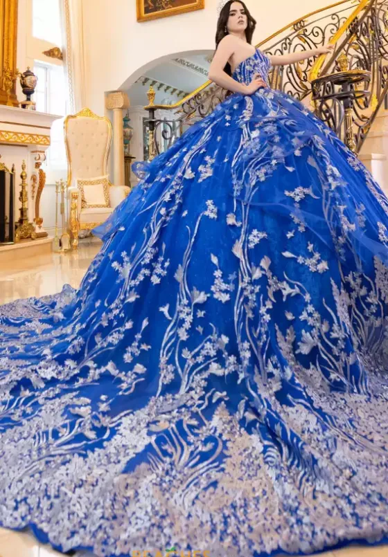 Quince Dresses With Sleeves|Sweet Sixteen^LizLuo Quinceanera 80029