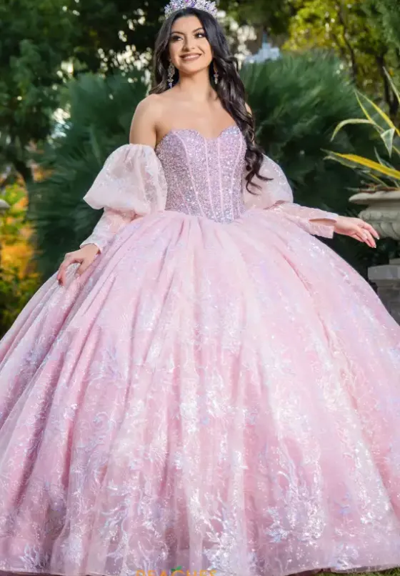 Quince Dresses With Sleeves|Plus Sized Quince Dresses^LizLuo Quinceanera 26084