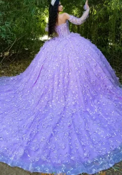 Quince Dresses With Sleeves|Plus Sized Quince Dresses^LizLuo Quinceanera 26085