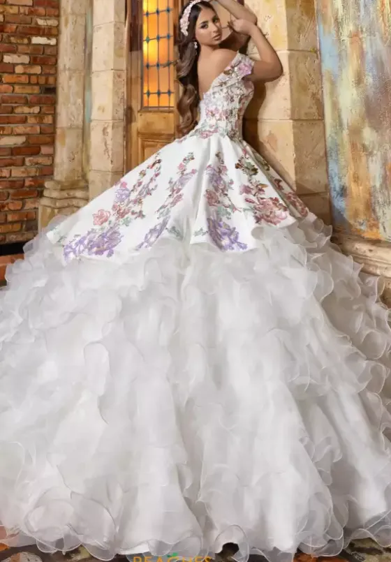 Plus Sized Quince Dresses|Sweet Sixteen^LizLuo Quinceanera 80031