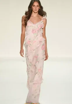 Long Dresses|Quince Guest Dresses^Sherri Hill Long Chiffon V Neck Dress 57782