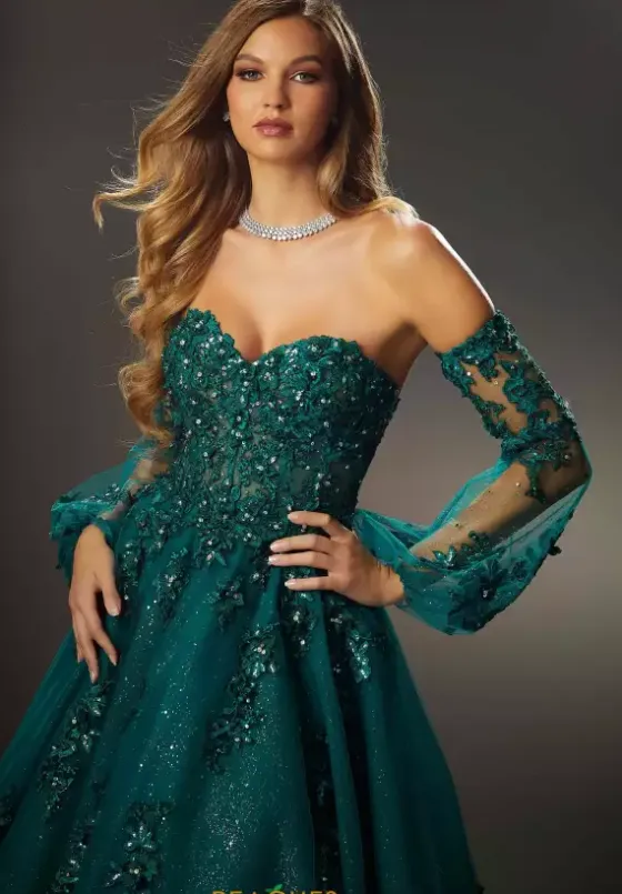 Sweet Sixteen|Quince Dresses With Sleeves^Morilee 48053