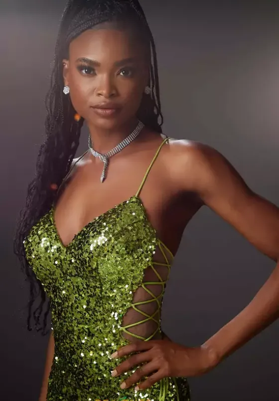 Long Homecoming Dresses|Sexy^Morilee 48063 Sour Apple