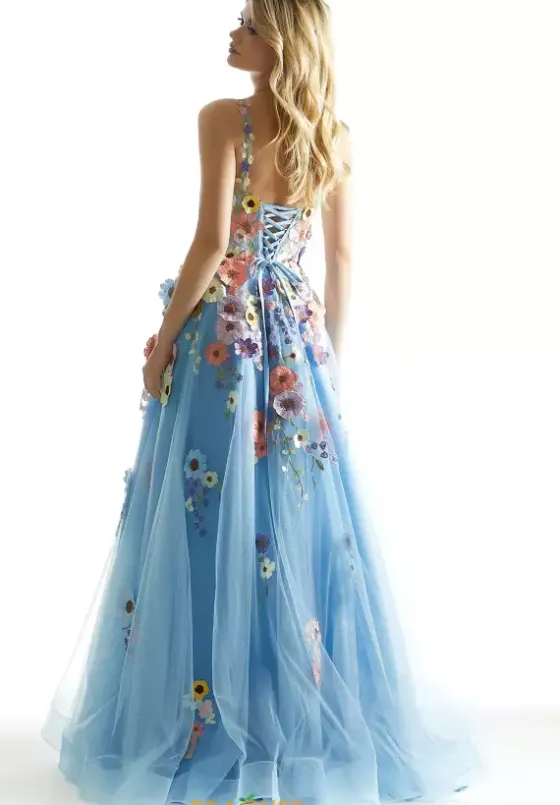 Long Dresses|Plus Sized Dresses^Morilee 49074 Bahama Blue