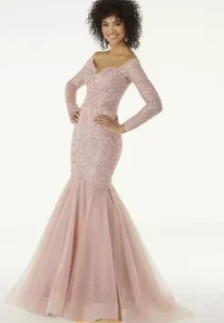Long Sleeve Prom Dresses|Mermaid^Morilee 43060