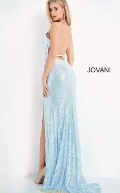 Fitted|Long Dresses^Jovani Open Back Fitted Sequins Dress 1012