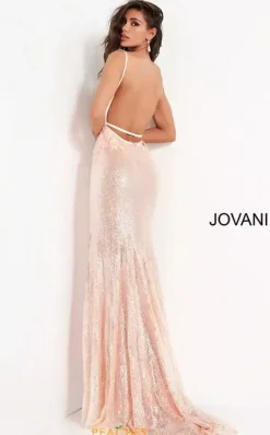 Fitted|Long Dresses^Jovani Open Back Fitted Sequins Dress 1012