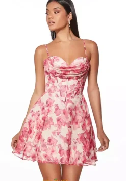 Bat Mitzvah|8Th Grade Dance^Alyce Organza Short A Line Dress 30033 Magnolia