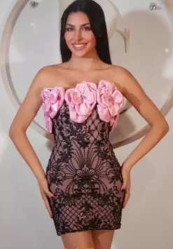 Bat Mitzvah|8Th Grade Dance^Portia and Scarlett PS25788 Black/Pink