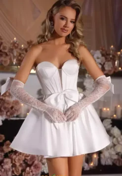 Bat Mitzvah|8Th Grade Dance^Portia and Scarlett PS25568 White