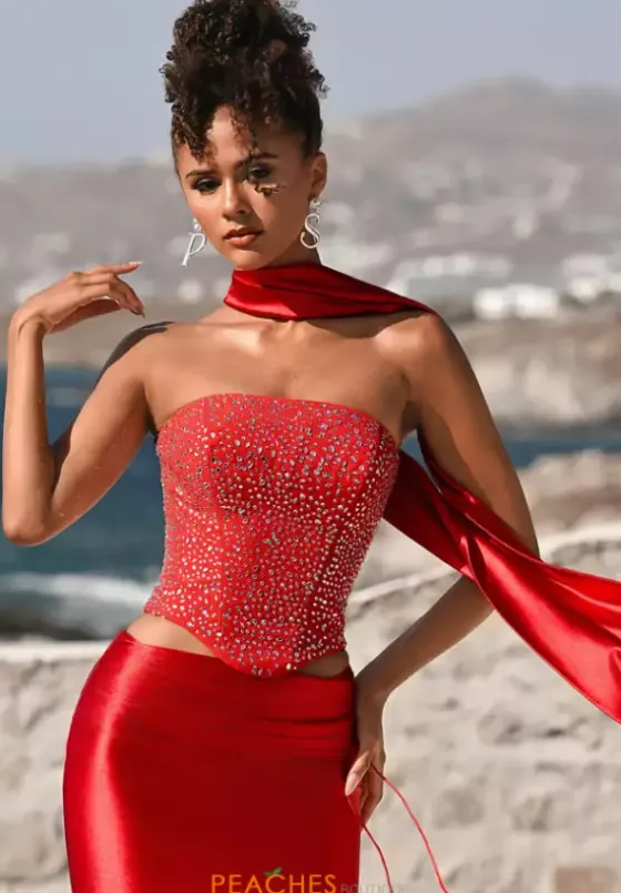 Fitted|Long Dresses^Portia and Scarlett PS26042