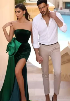 Fitted|Plus Size^Portia and Scarlett PS23040 Emerald