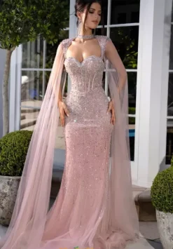 Fitted|Plus Size^Portia and Scarlett PS25504 Pink