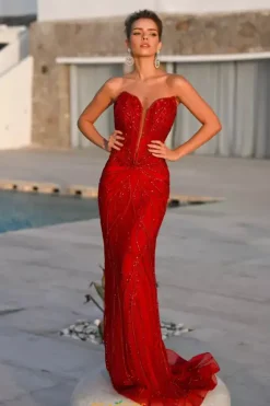 Long Dresses|Plus Sized Dresses^Portia and Scarlett PS26423C