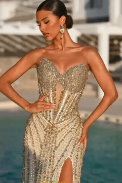 Long Dresses|Plus Sized Dresses^Portia and Scarlett PS26403C