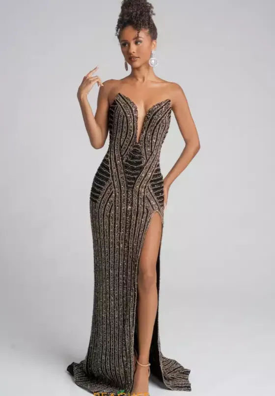 Pageant|Plus Sized Dresses^Portia and Scarlett PS25464C