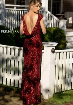 Fitted|Plus Size^Primavera 3796 Burgundy