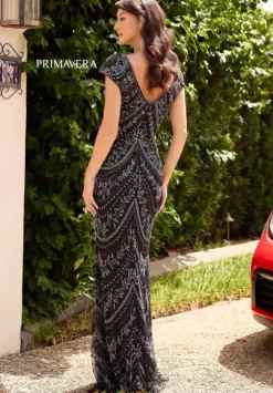 Fitted|Plus Size^Primavera 13138 Black