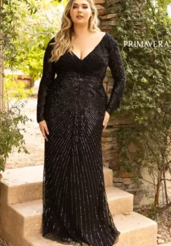 Fitted|Plus Size^Primavera 14012 Black