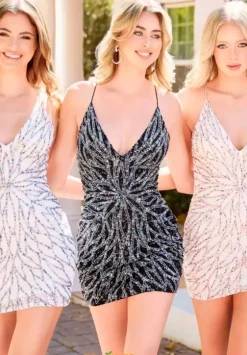 Short Homecoming Dresses|Quince Guest Dresses^Primavera 4438