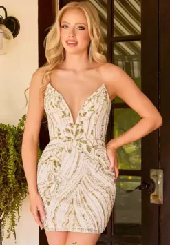 Short Homecoming Dresses|Quince Guest Dresses^Primavera 4443