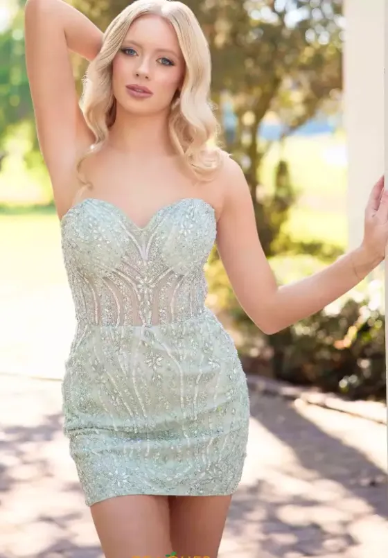 Short Homecoming Dresses|Quince Guest Dresses^Primavera 4429