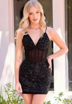 Short Homecoming Dresses|Quince Guest Dresses^Primavera 4450