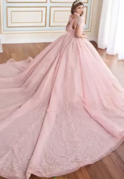 Plus Sized Quince Dresses|Sweet Sixteen^Princesa Quinceanera PR70103 Blush