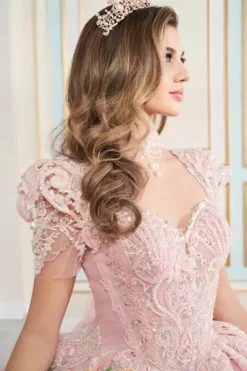 Plus Sized Quince Dresses|Sweet Sixteen^Princesa Quinceanera PR70103 Blush