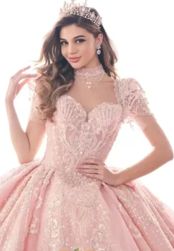 Plus Sized Quince Dresses|Sweet Sixteen^Princesa Quinceanera PR70103 Blush