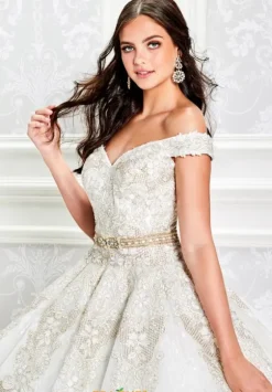 Plus Sized Quince Dresses|Sweet Sixteen^Princesa Quinceanera PR11921 Ivory