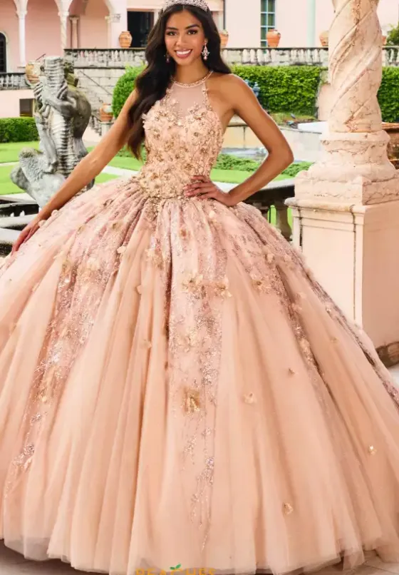 Plus Sized Quince Dresses|Sweet Sixteen^Princesa Quinceanera PR12262 Rose Gold