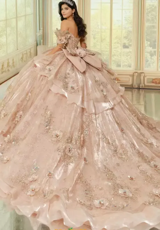 Plus Sized Quince Dresses|Sweet Sixteen^Princesa Quinceanera PR70106 Rose Quartz