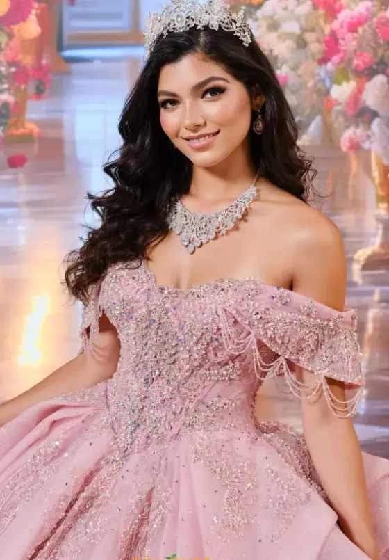 Plus Sized Quince Dresses|Sweet Sixteen^Princesa Quinceanera PR70105 Dusty Rose